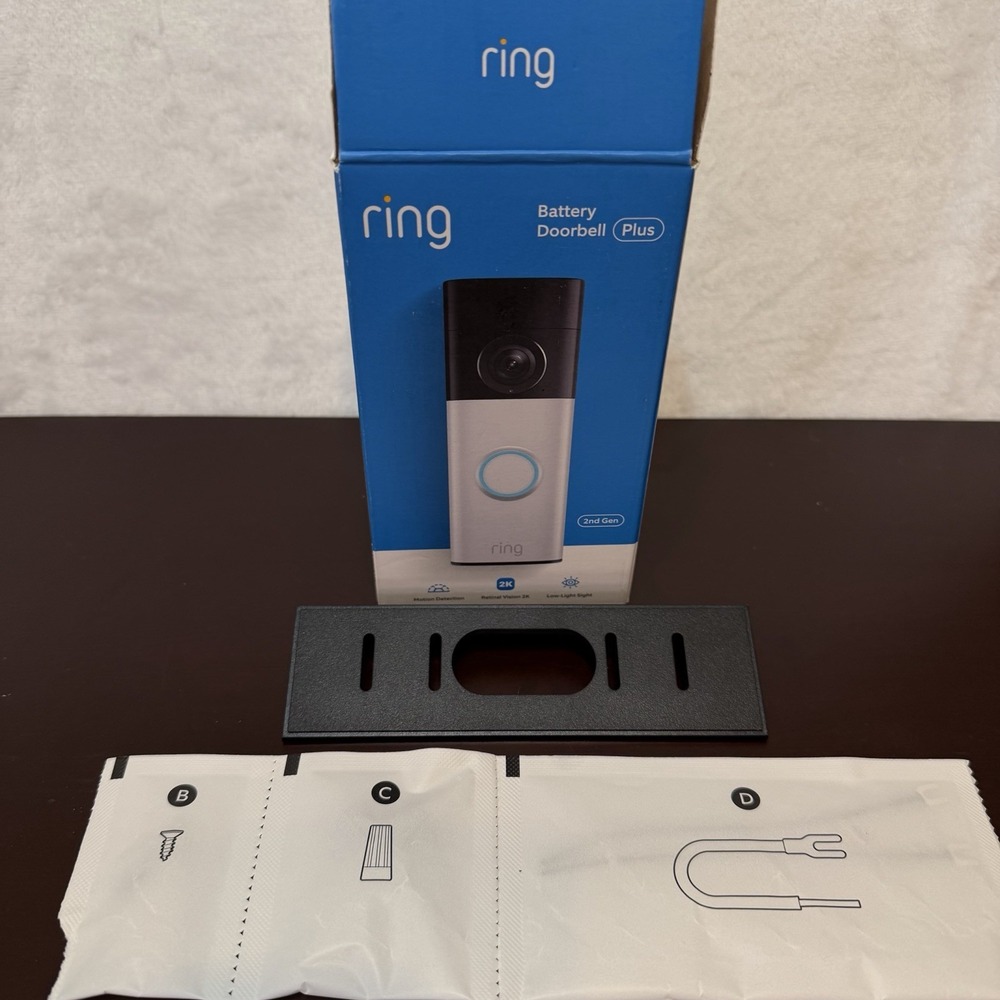 Ring Doorbell 2 2nd Gen Angle Wedge Bracket Mount Kit 15 to 90 Degree Kit Only